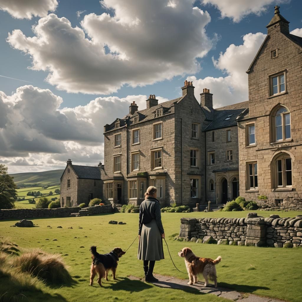 Yorkshire Dales House in Romanesque Style