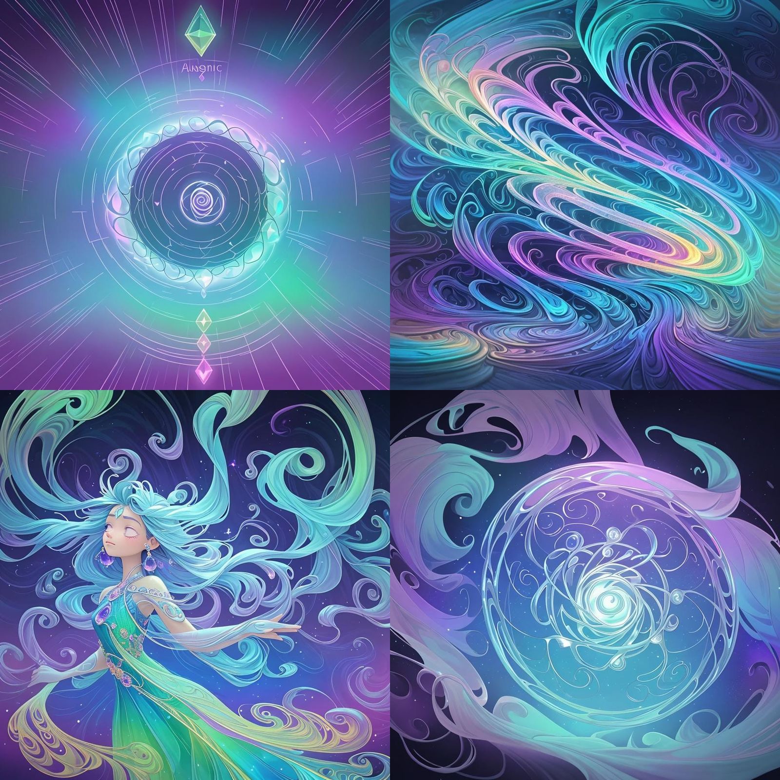 Vibrant Mystical Image for Sensory Alchemy Workshop