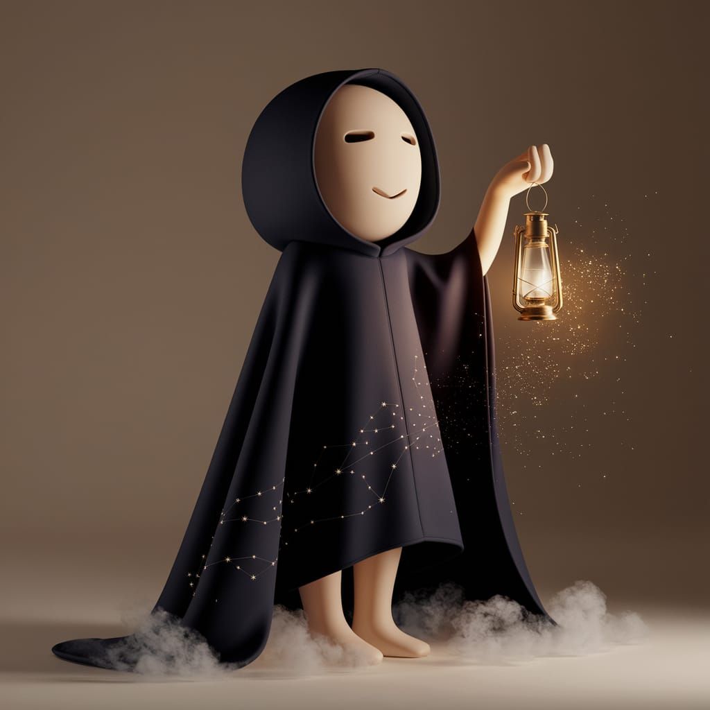 Cloud Mascot Character Design in Minimalist Style