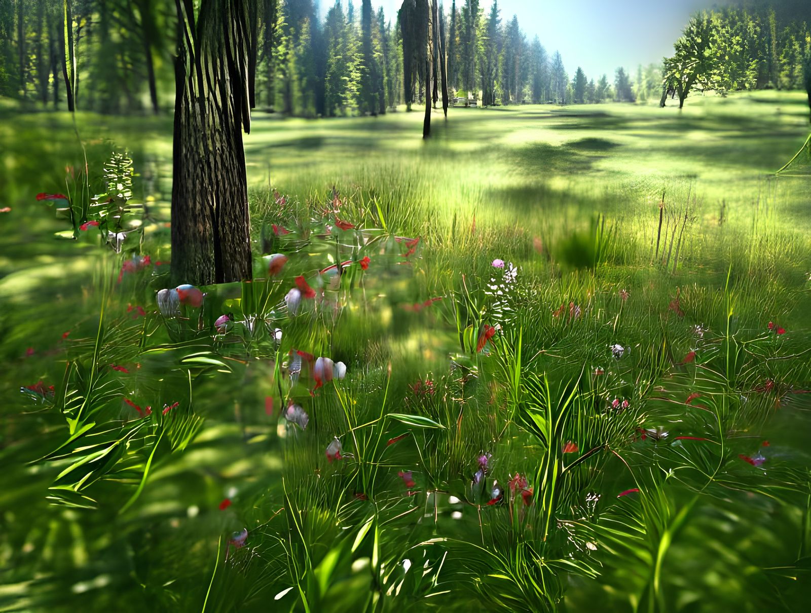 meadow in the forest