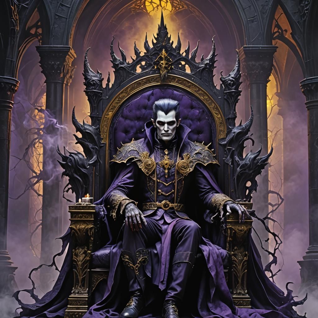 Vampire King in Dark Gothic Realm