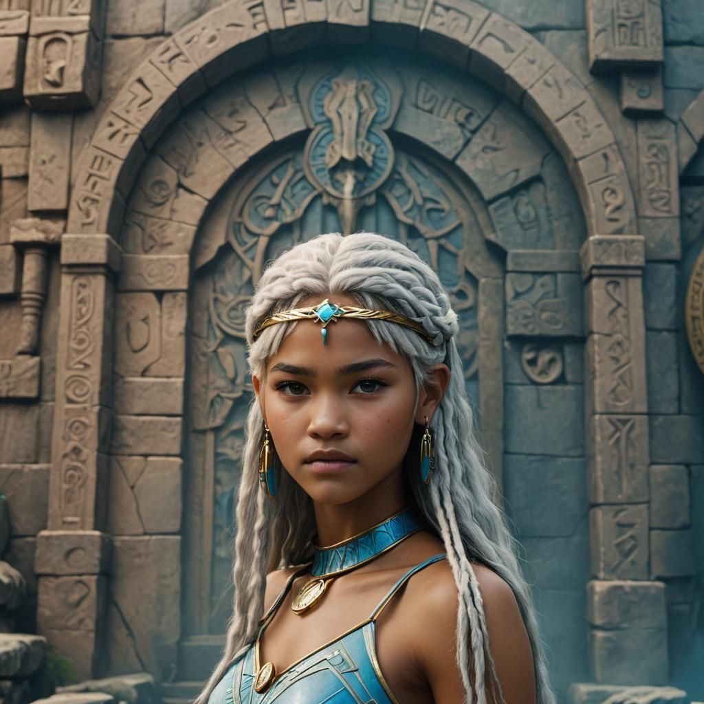 Zendaya as Princess Kida in Atlantis
