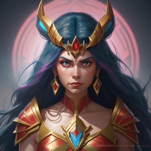 She-Ra: Princess of Power Portrait in Hyperdetailed Digital ...
