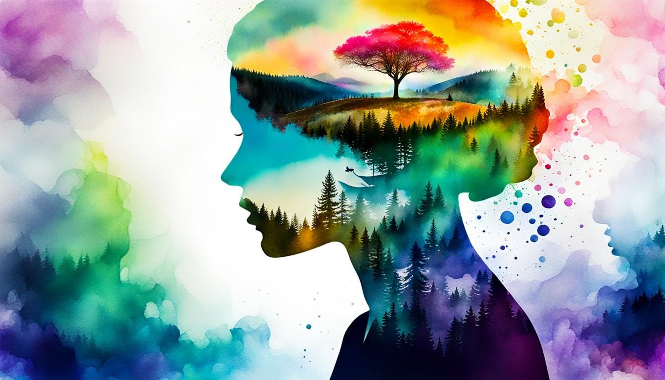 Double Exposure Splash Art: Head Cove Wonderland