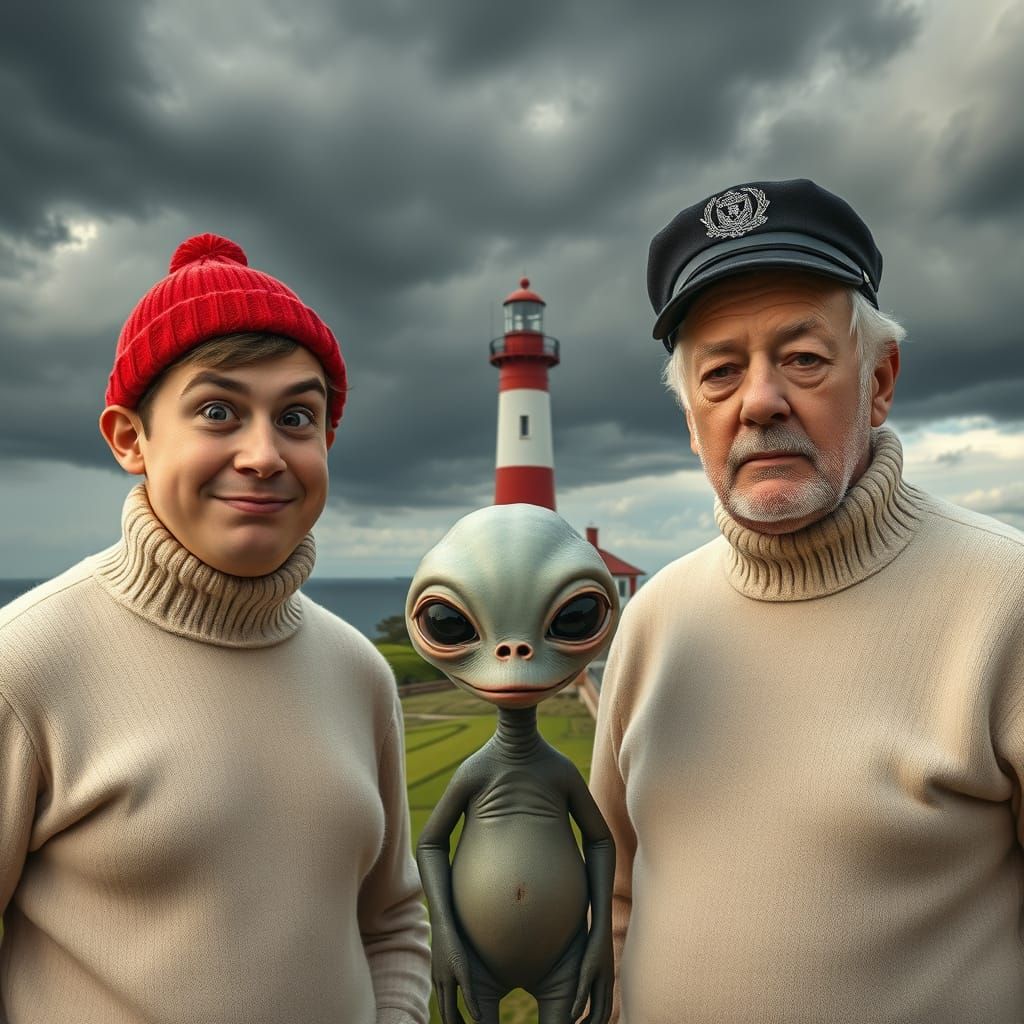 Lighthouse Keepers Surprised by Unlikely Visitor