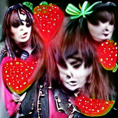 Close-up of a Ripe Red Strawberry