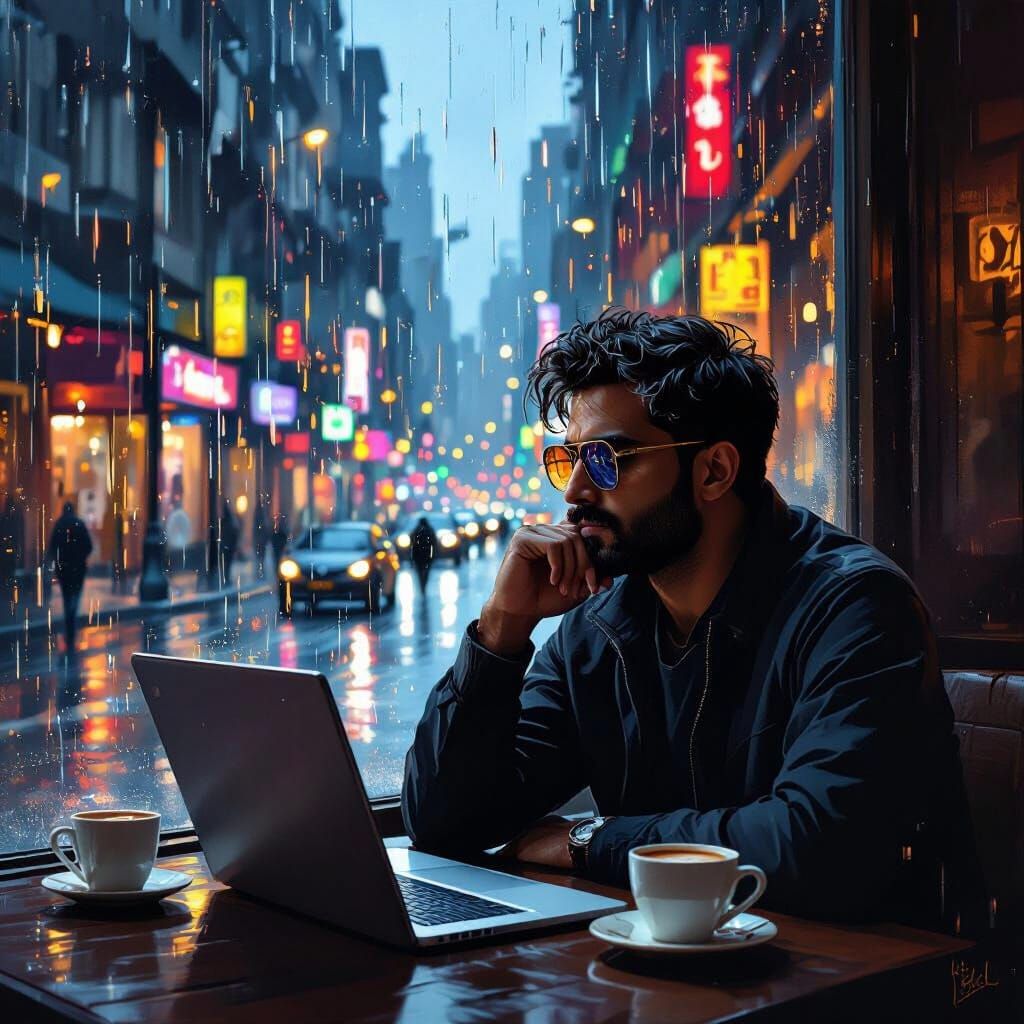 Rainy evening