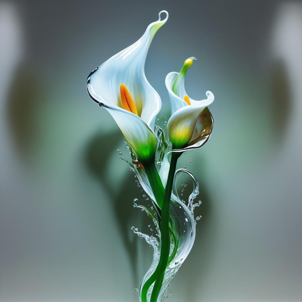 Jelly Cala Lily: Ultra Realistic Sculpture