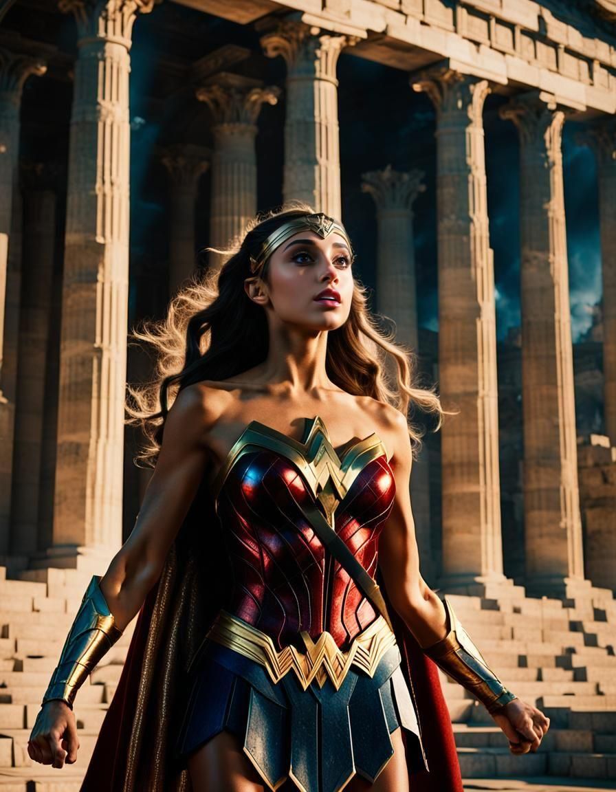 Ariana Grande as Wonder Woman: Cinematic Superheroine