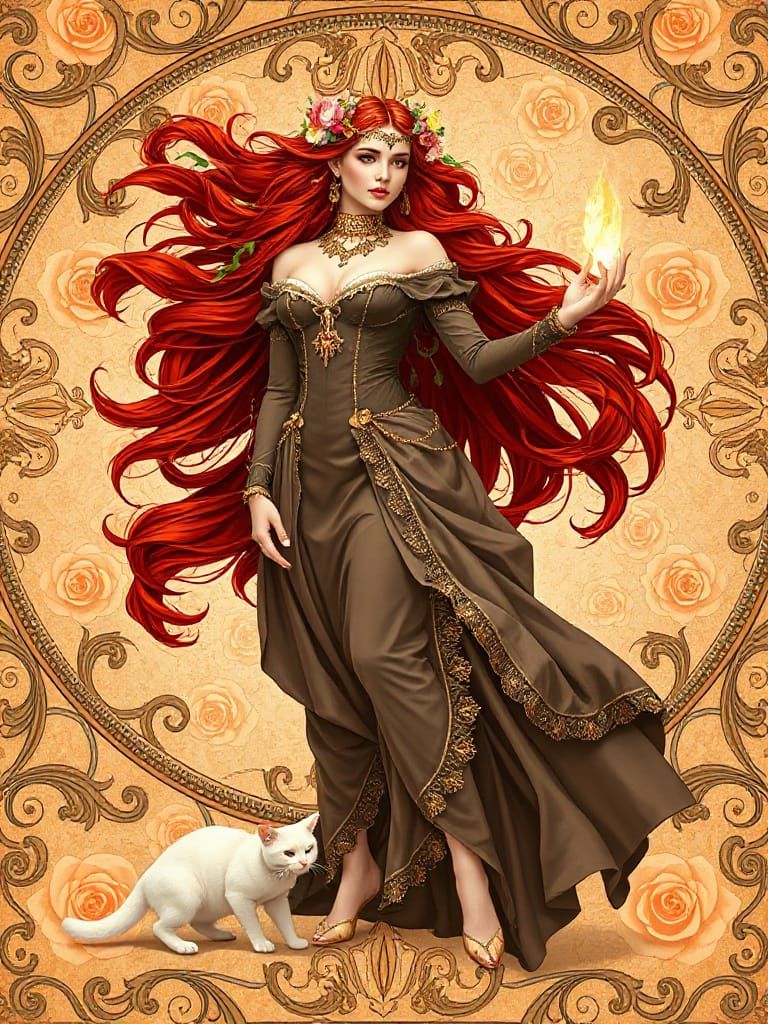 Wynna, the witch of the wild roses