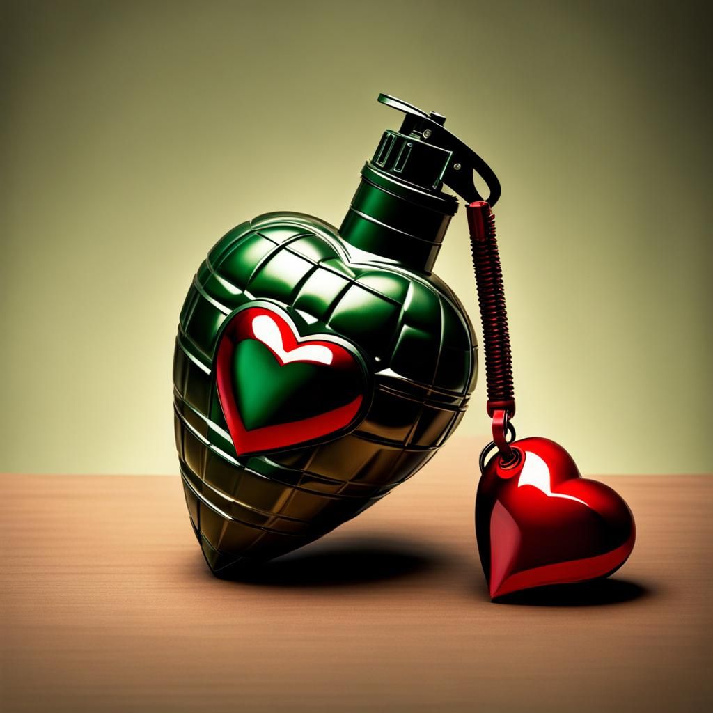 Heart-Shaped Grenade: Love and Destruction