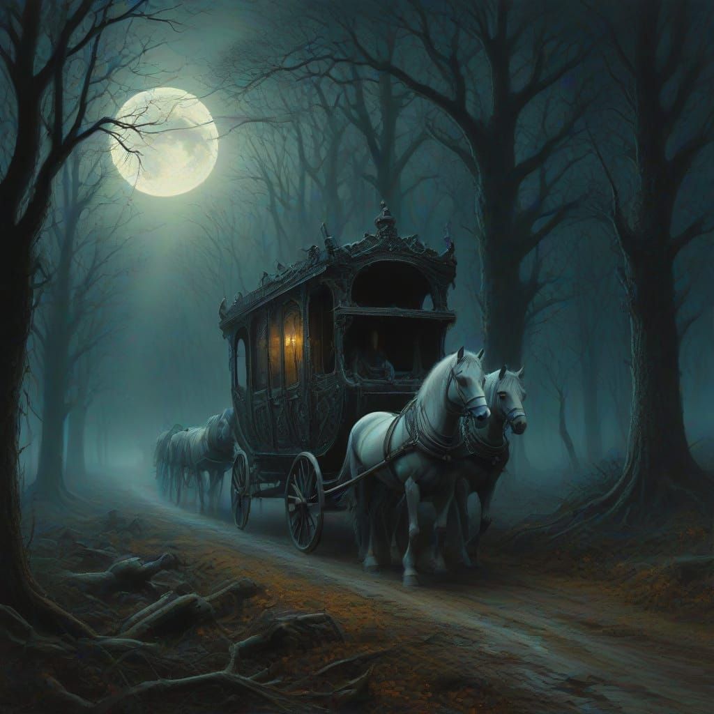 Spectral Carriage in Enchanted Forest