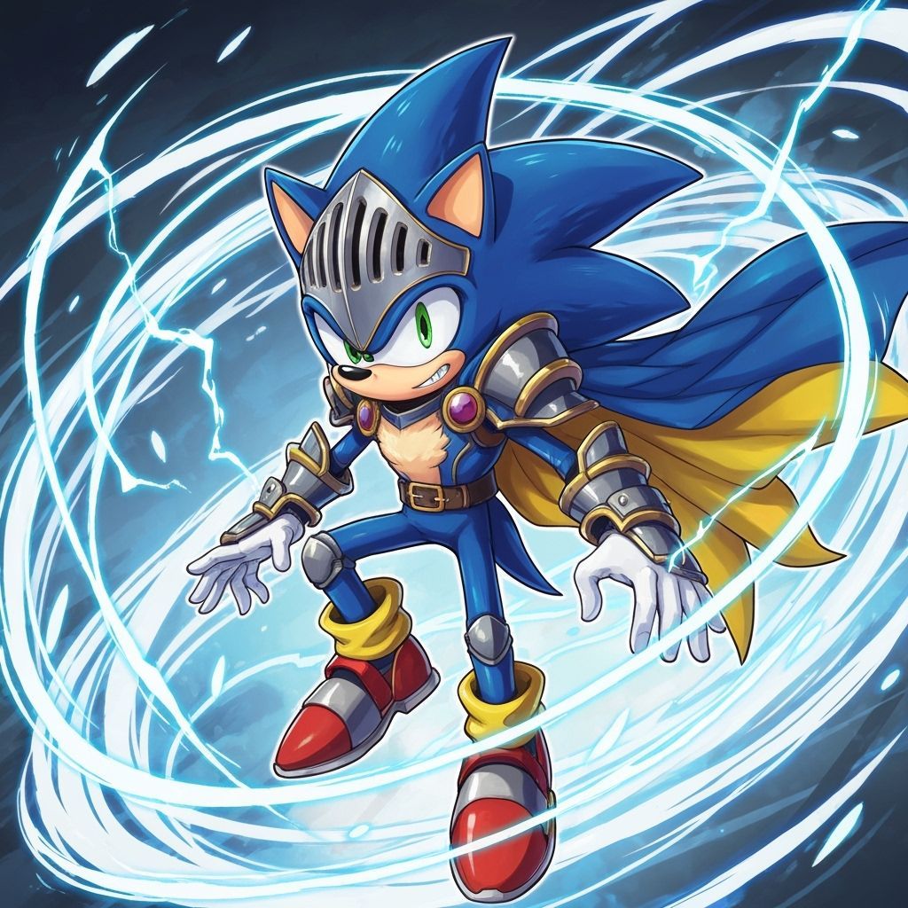 Hyper Sonic: Knight of the Wind Anime