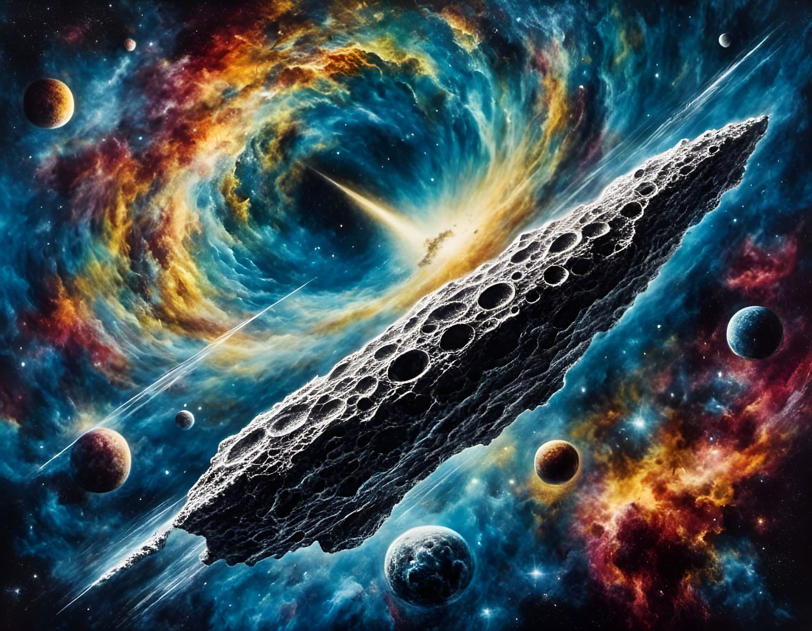 Surreal Spaced Construct in a Psychonaut Adventure