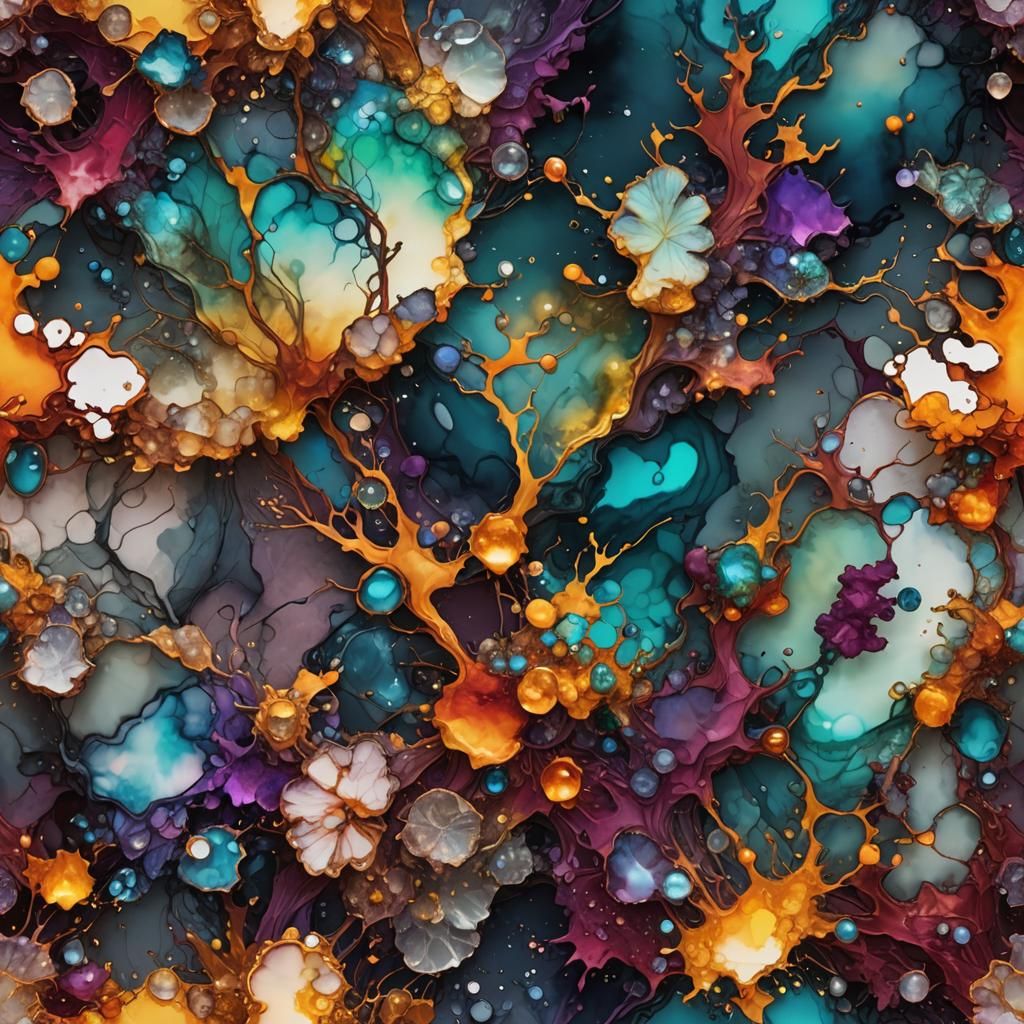 Fantastical Matte Painting with Deep Color and Intricate Det...