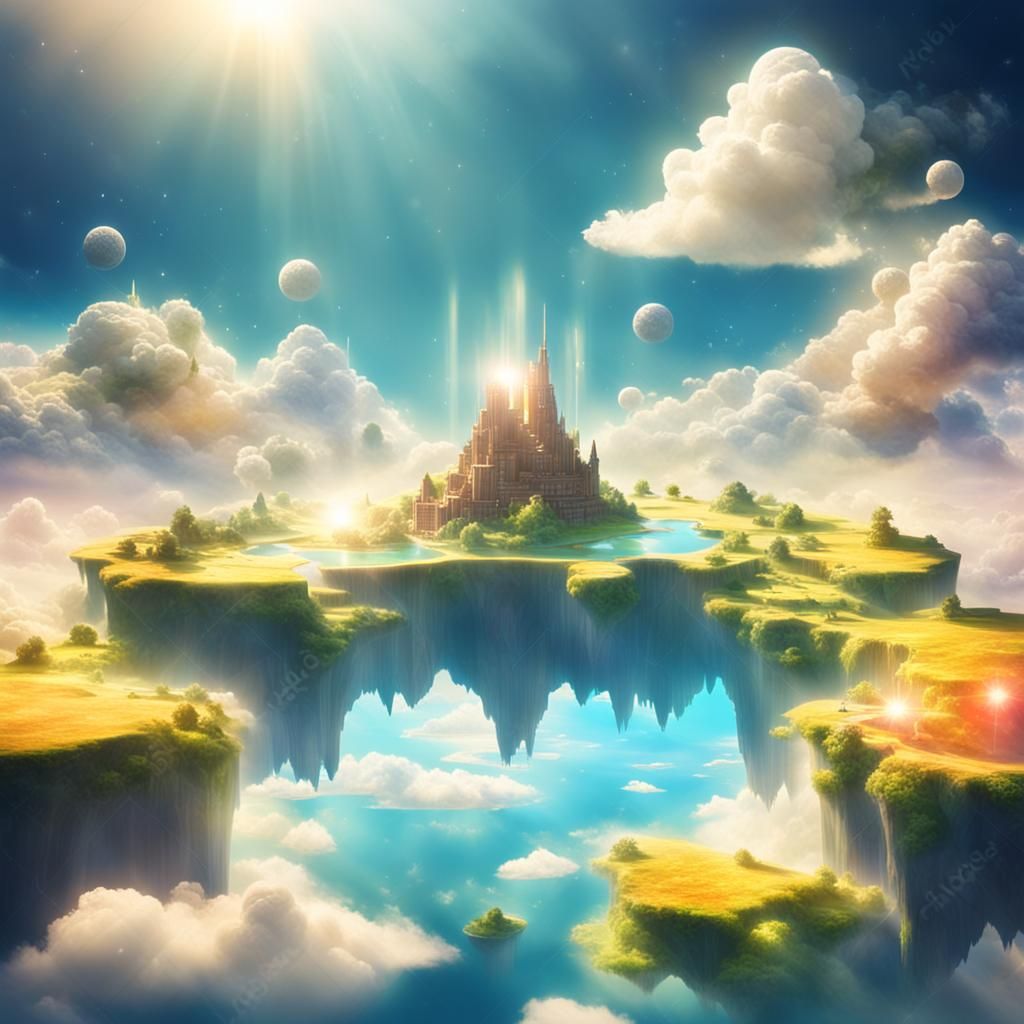 space floating islands