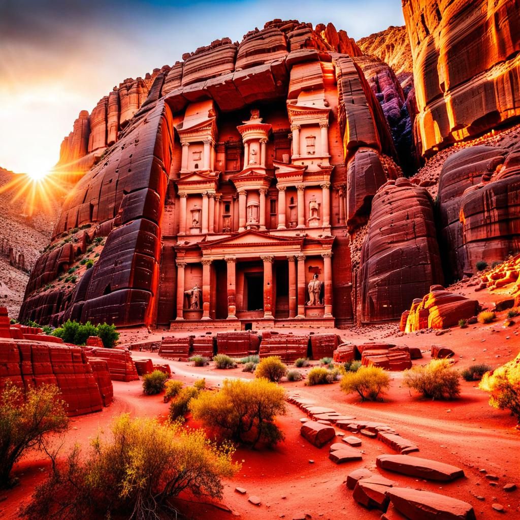 Majestic Temple Ruins Hidden in Grand Canyon