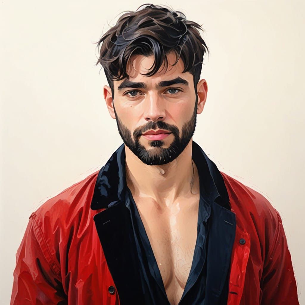 Surreal Neo-Impressionist Masterpiece Blends Snowy Landscape...