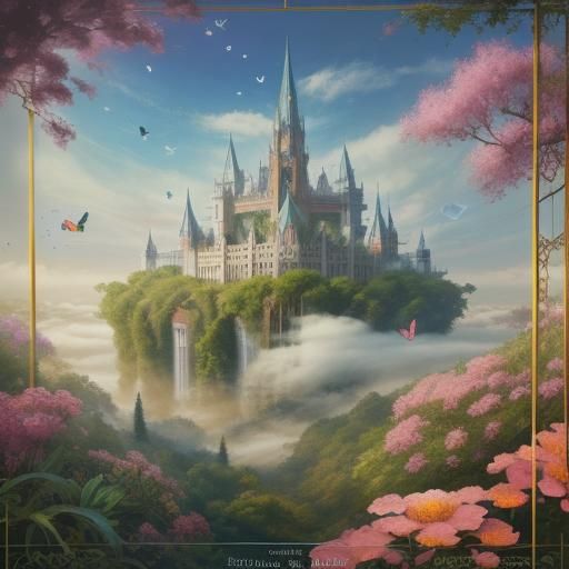 Enchanted Garden Emerges from Book Pages