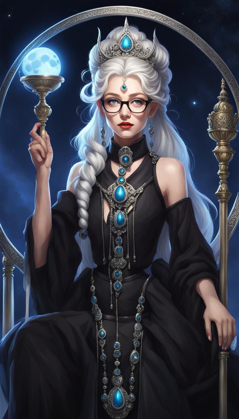 02 High Priestess - Moon Set