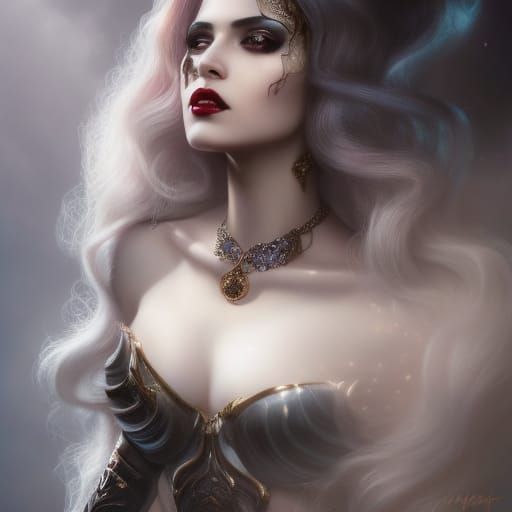 Bloodshot eyes - metal skin
Serpents tongue - dagger claws
Dragon wings - crooked horns
KING