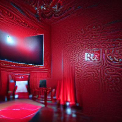 Monochromatic Red Room Interior Design