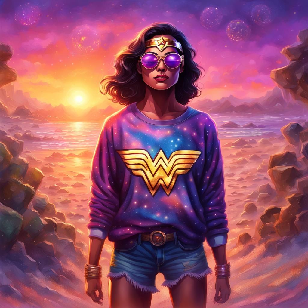 Wonder Woman Spa Day: Dark Fantasy Concept Art