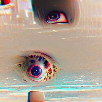Surreal Eye Stares Out
