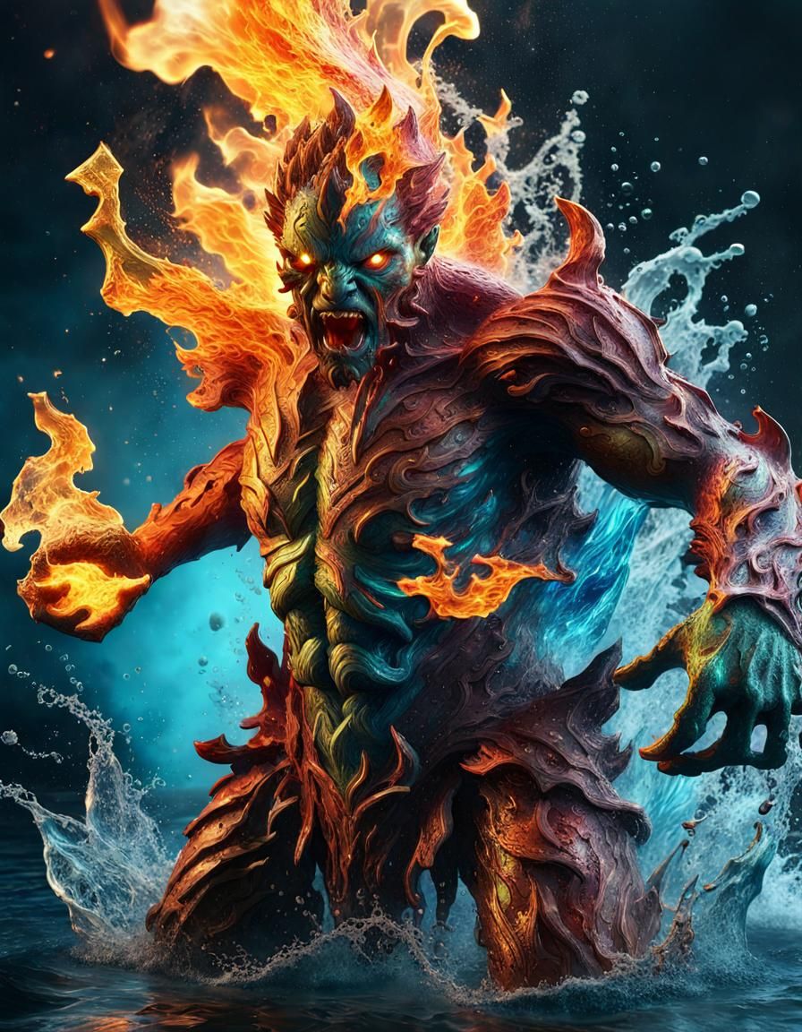 Elemental of Fire & Water 1