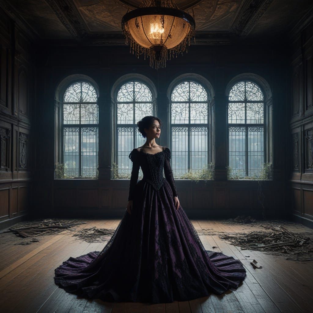 Victorian Gothic Beauty in Abandoned Opera House