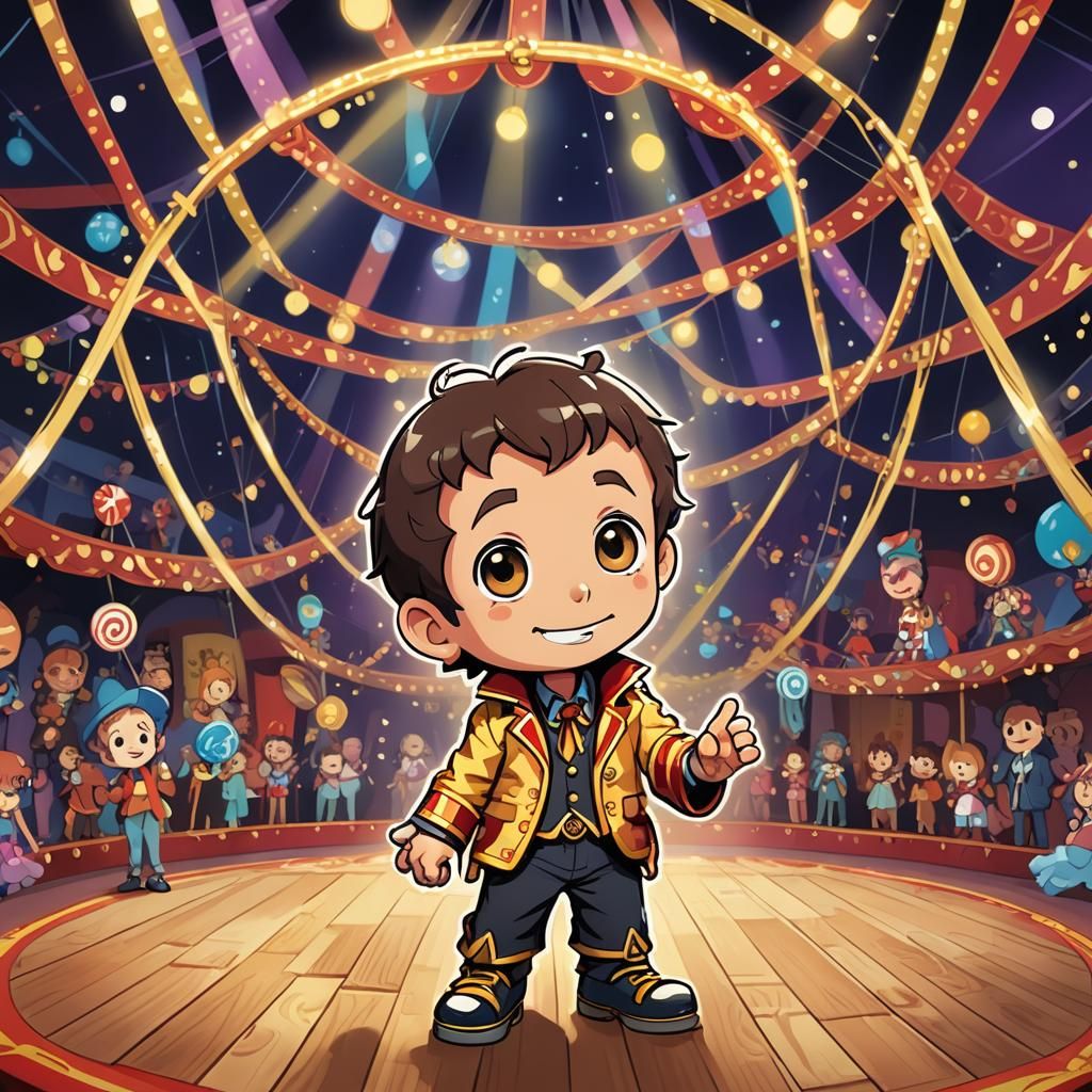 Adam Sandler as Chibi Character in Circus