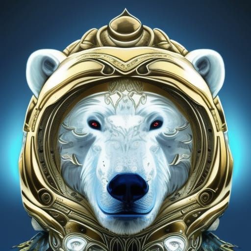 Iorek Byrnison Portrait in Artgerm Style