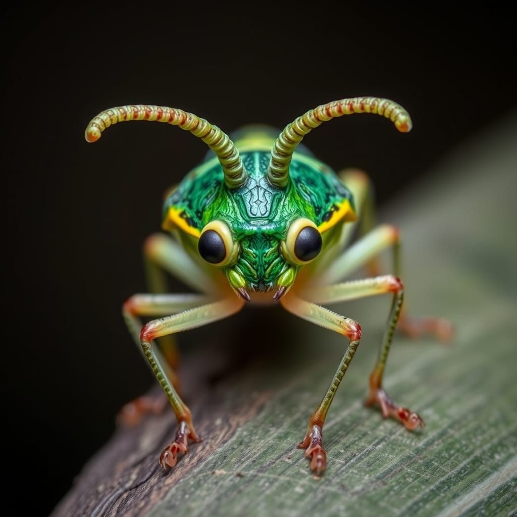 Bocydium Treehopper: Bizarre Insect Portrait