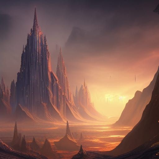 Keeper of the Lost Cities: Detailed Matte Painting