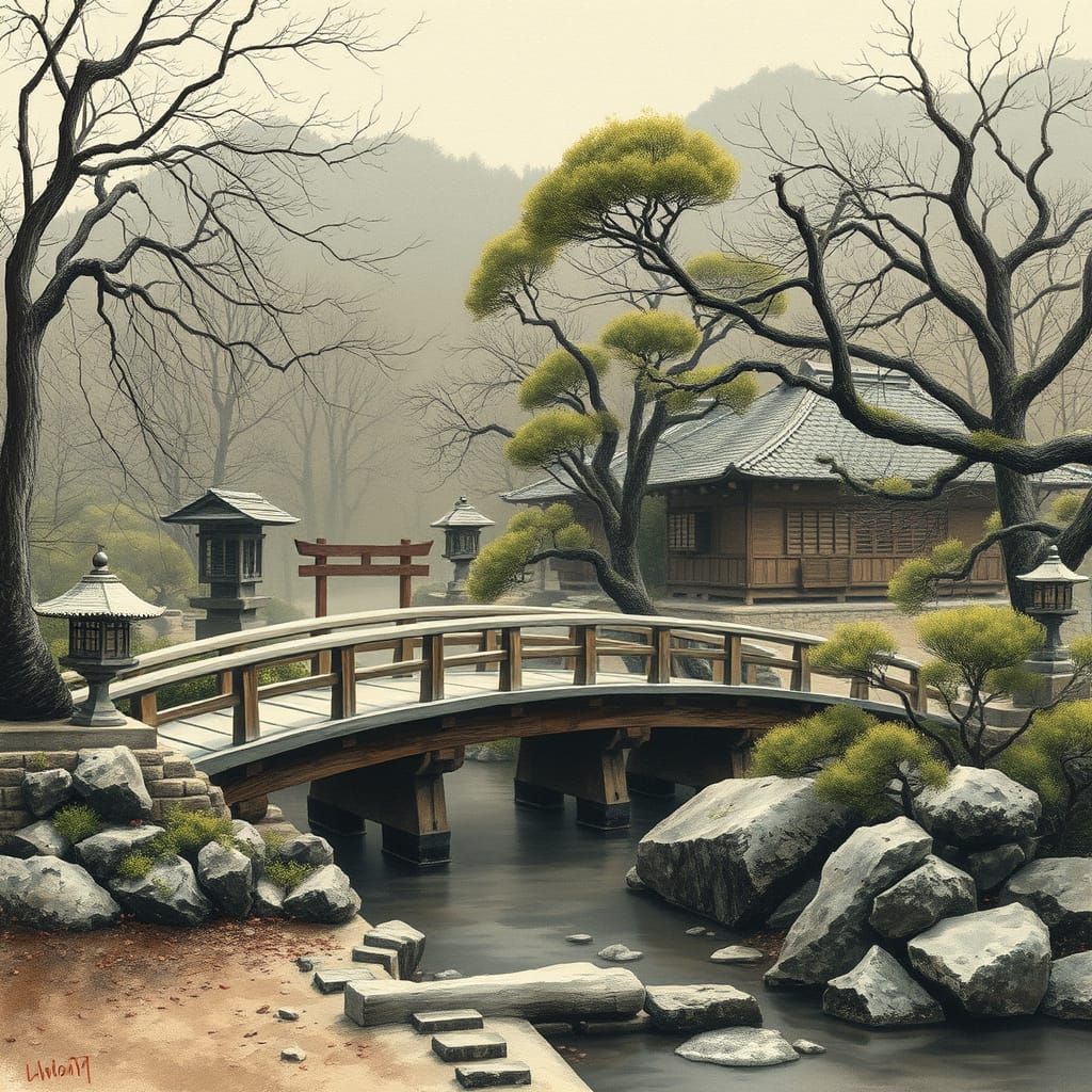 Wabi Sabi Japanese Garden Oasis