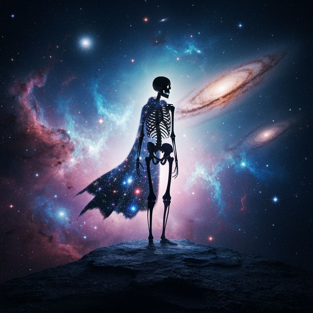 Cosmic Skeleton King in Starlight Cloak