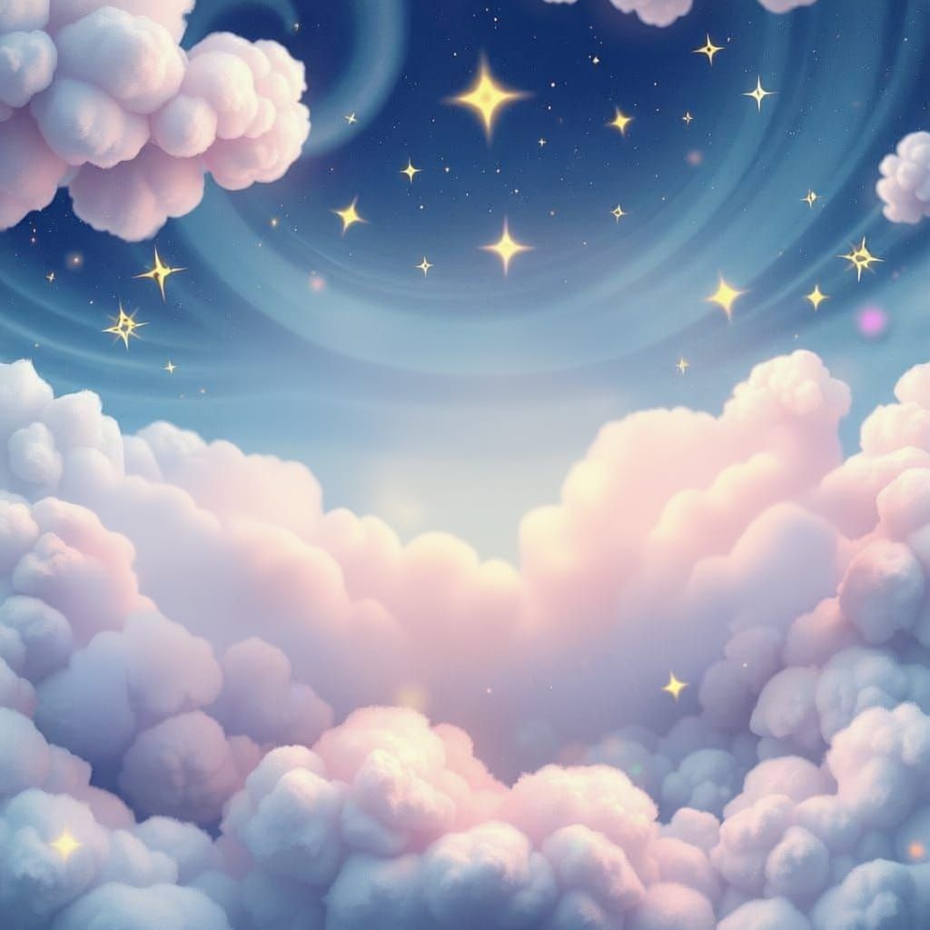 Radiant 3D Letters Spell "Many Blessings"