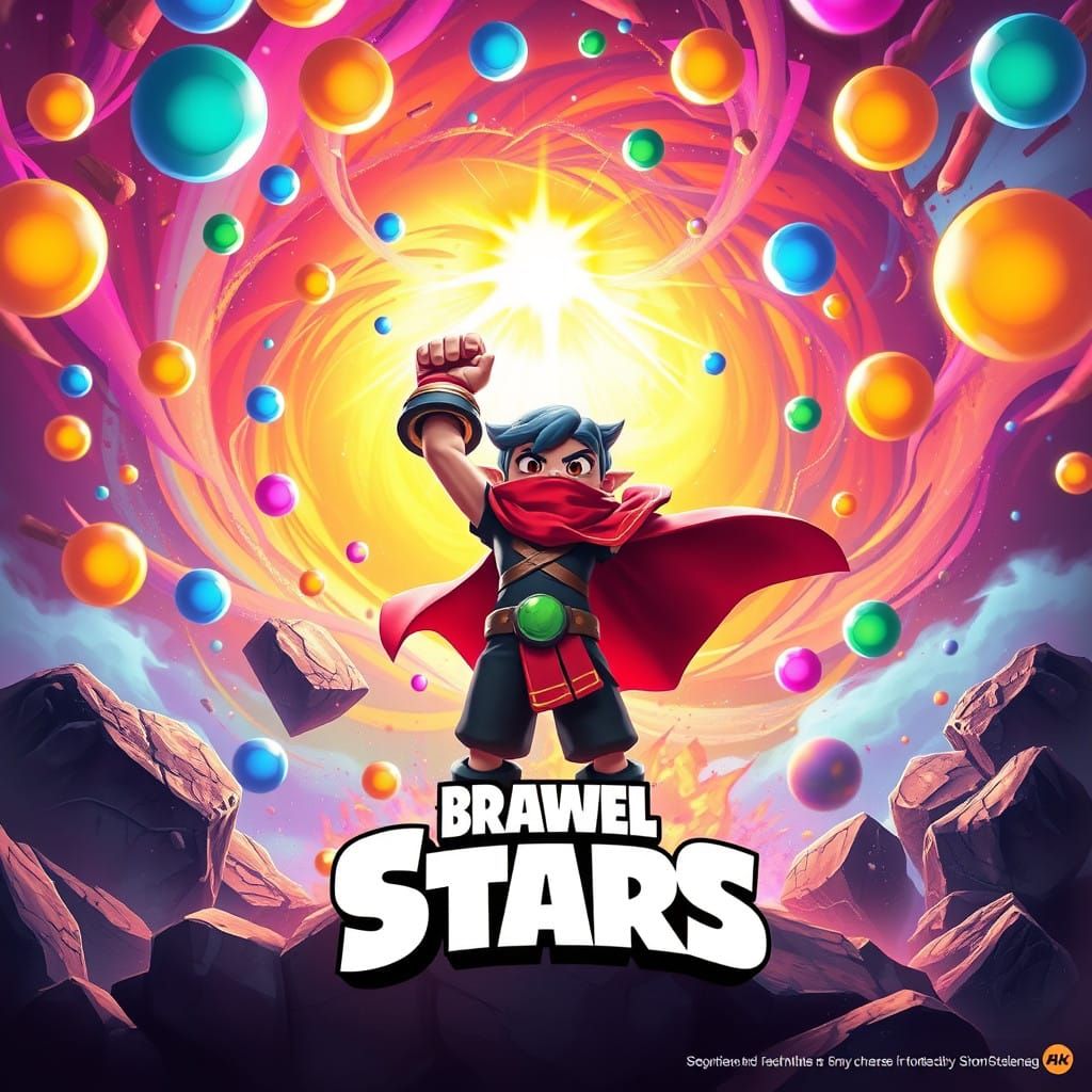 Heroic Brawler in Vibrant Fantasy World, Concept Art Style