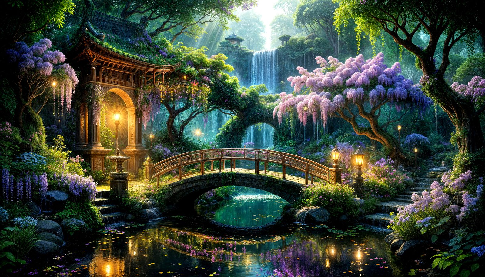 A mystical garden