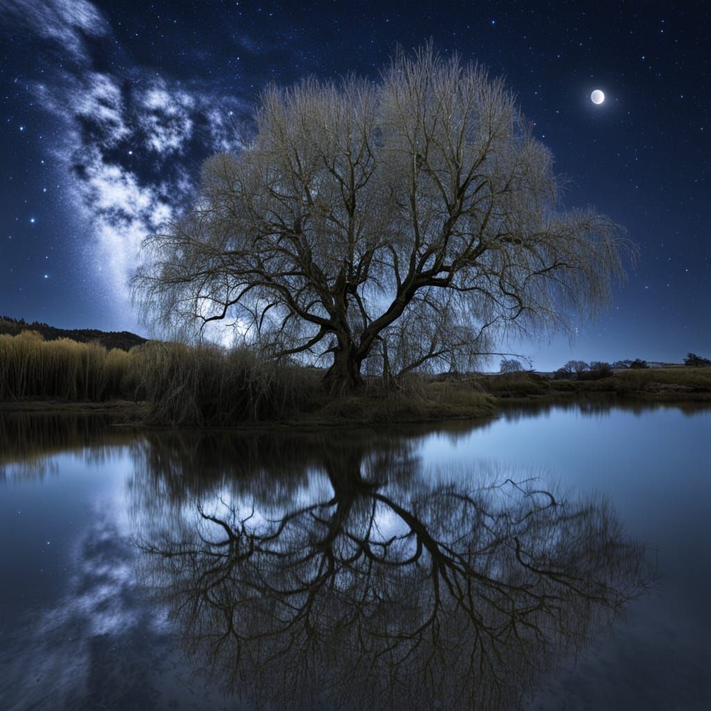 Moonlit Willow