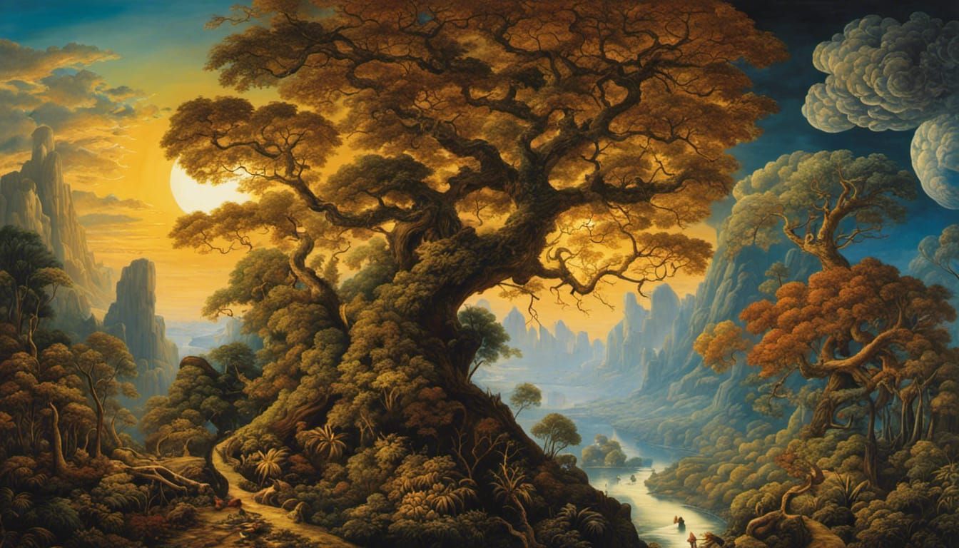 Aphrodite by Fire: A Surrealist Oil Painting