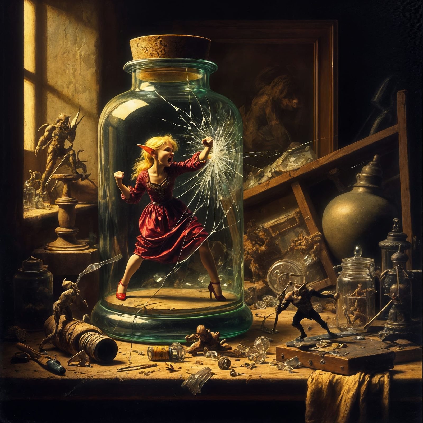 Fury Unleashed: Tenebrist Elf Breaks Free