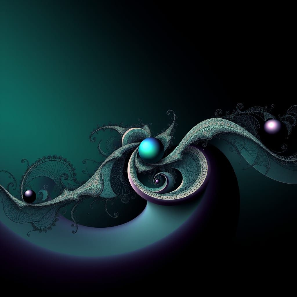 Vibrant Fractal Universe Explores Abstract Complexity