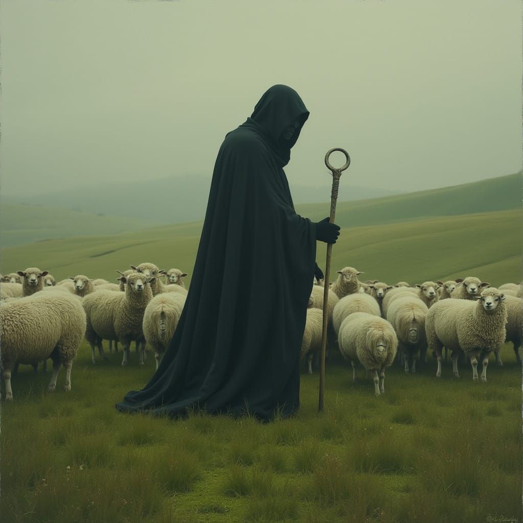 Grim Reaper as Ancient Shepherd