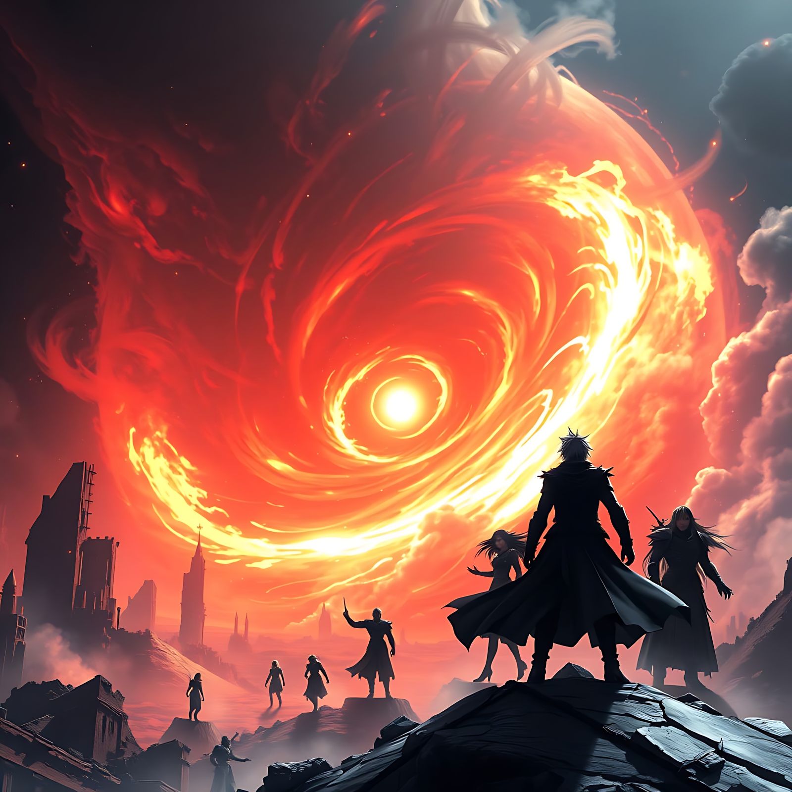 Supernova Cataclysm in Final Fantasy VII Universe