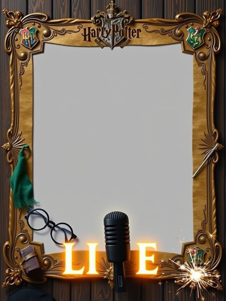 Harry Potter Inspired Magical Photo Frame