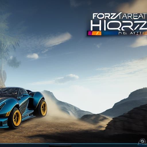 Forza Horizon 5: Detailed Matte Painting in Deep Color