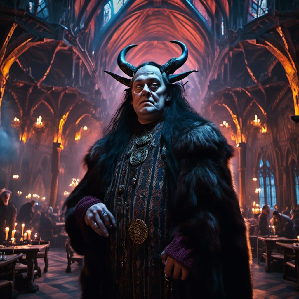 Gríma Wormtongue, as played by Peter Lorre, a creepy, snivelling sycophant, dressed in dirty furs, lank oily hair, bent ...