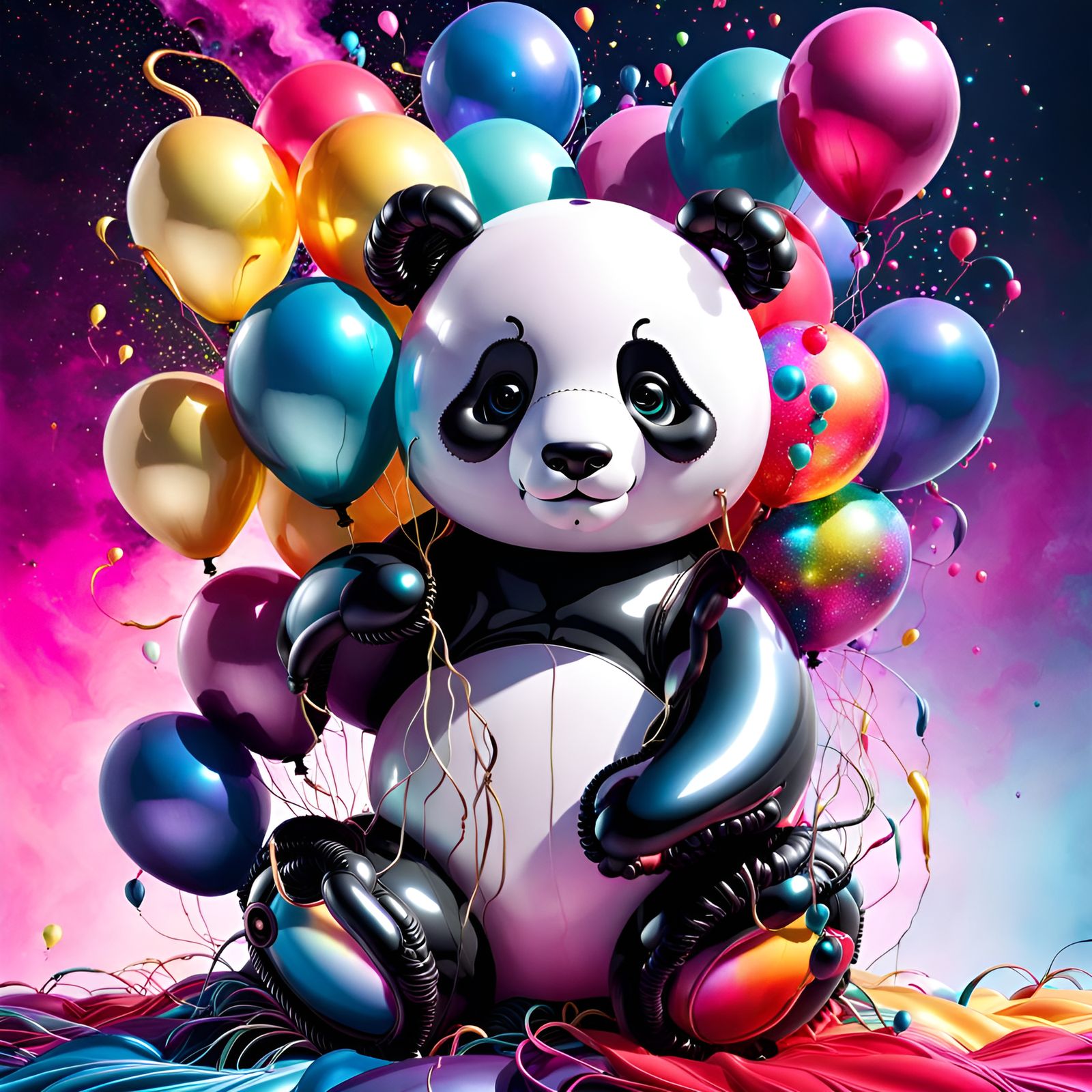 Panda balloon