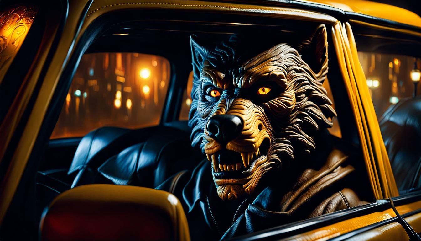 Werewolf in Cab Driven by Mummy, Film Noir
